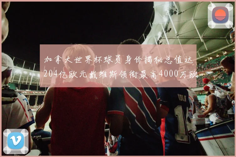 加拿大世界杯球员身价揭秘总值达204亿欧元戴维斯领衔最高4000万欧